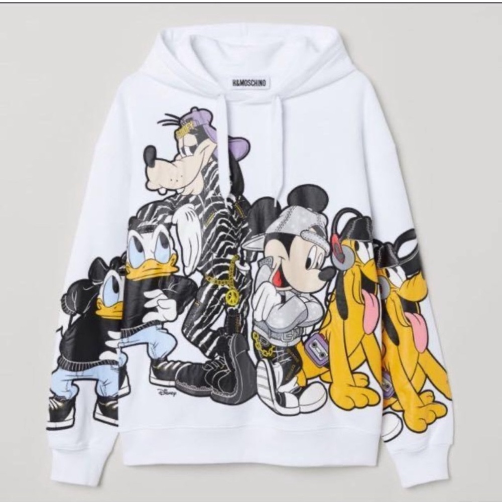 ✨SALE✨ Moschino H&M Disney Mickey Friends Hoodie